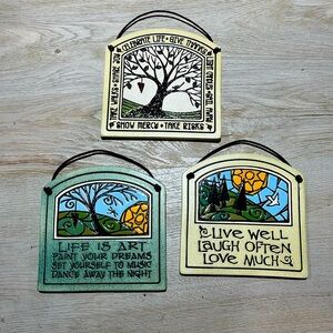 The Potter’s Shed clay signs